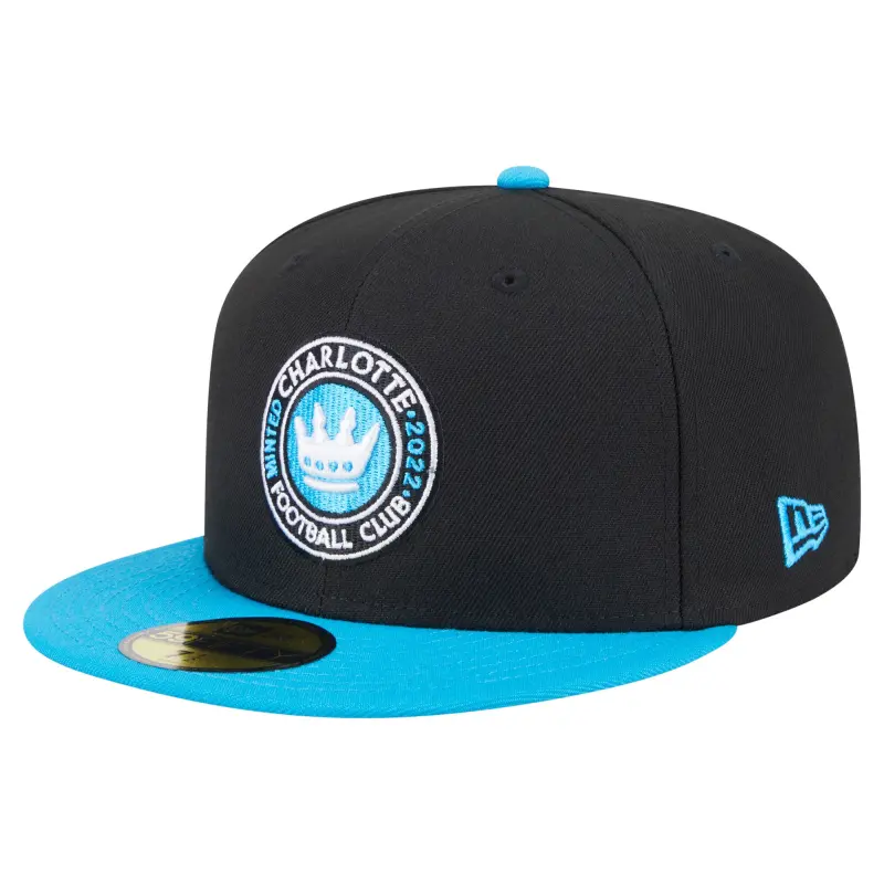 men8217s charlotte fc new era black 2025 kickoff 59fifty fitted hat