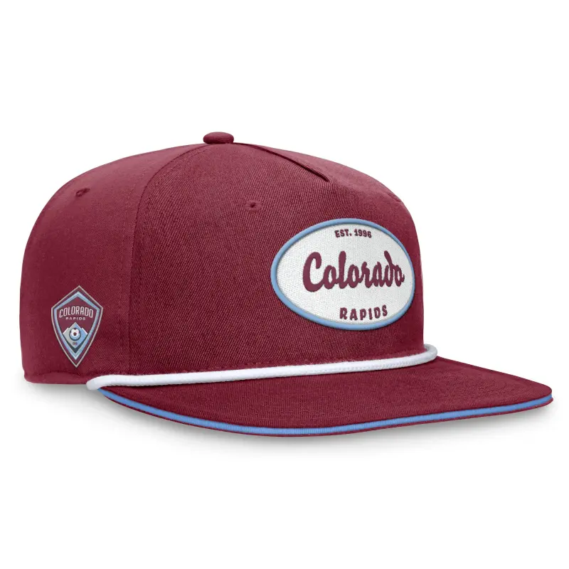 men8217s colorado rapids fanatics garnet iron golf snapback hat