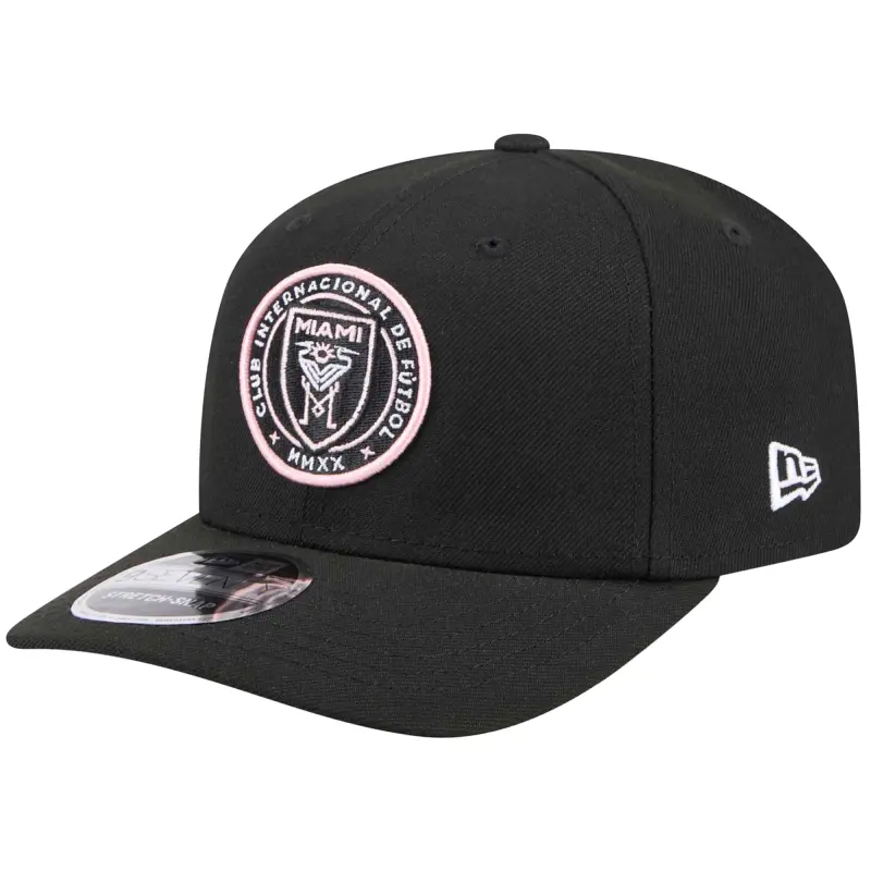 men8217s inter miami cf new era black 9seventy stretch-snap hat