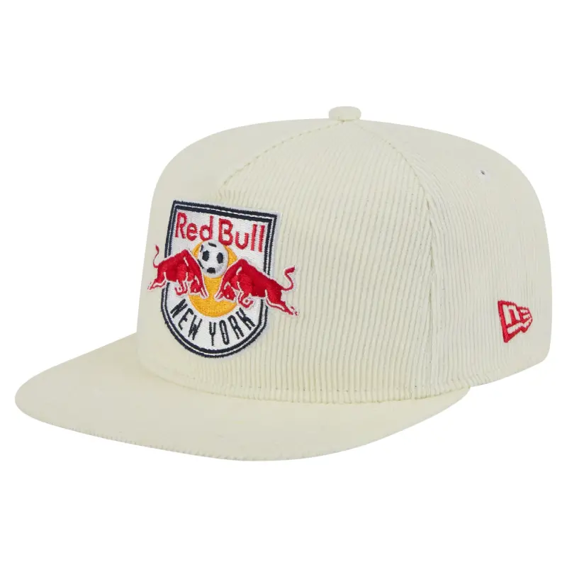 men8217s new york red bulls new era cream 2025 kickoff snapback golfer hat