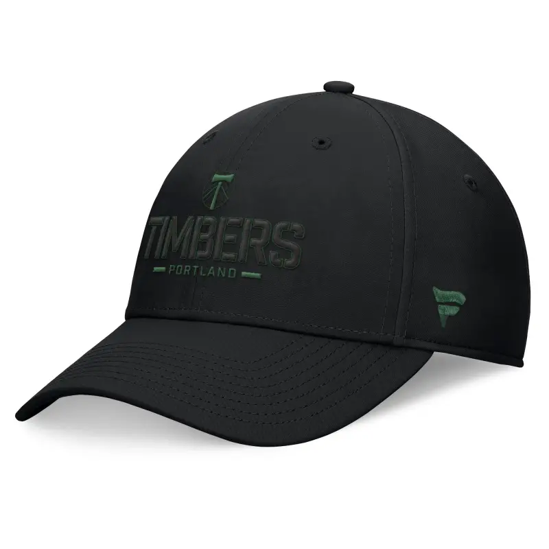 men8217s portland timbers fanatics black stealth flex hat