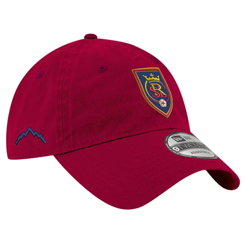 men8217s real salt lake new era red 2024 jersey hook 9twenty adjustable hat