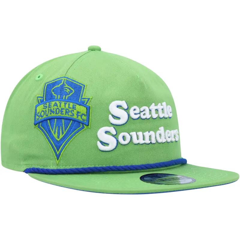 men8217s seattle sounders fc new era rave green heritage the golfer snapback hat