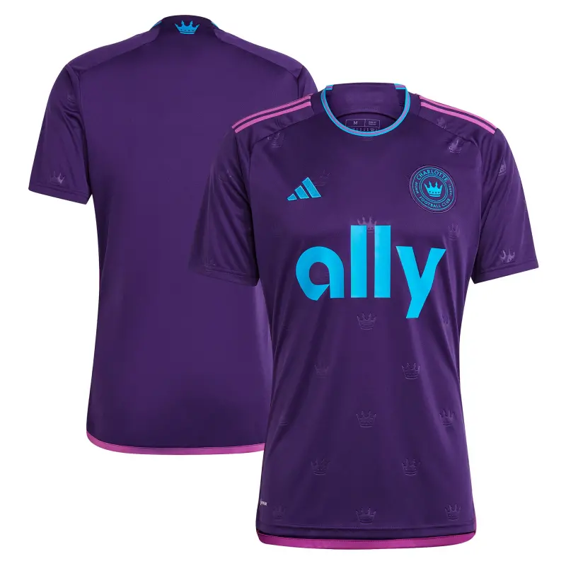 men8217s charlotte fc adidas purple 2023 crown jewel kit replica jersey