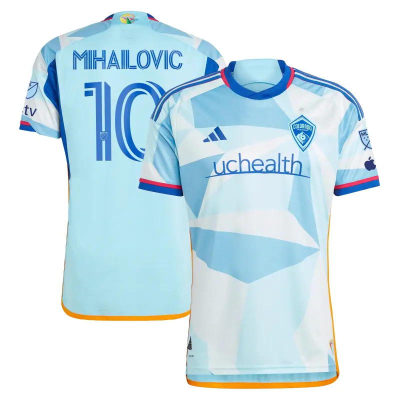 men8217s colorado rapids djordje mihailovic adidas light blue 2024 new day kit authentic player jersey