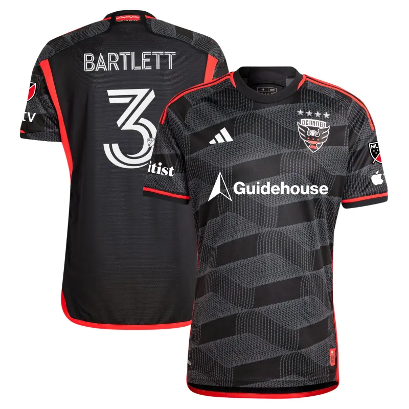 men8217s d.c. united lucas bartlett adidas black 2024 the icon kit authentic player jersey