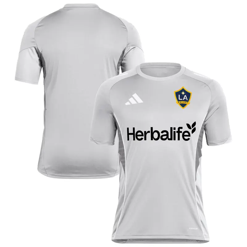 men8217s la galaxy adidas silver 2025 training jersey