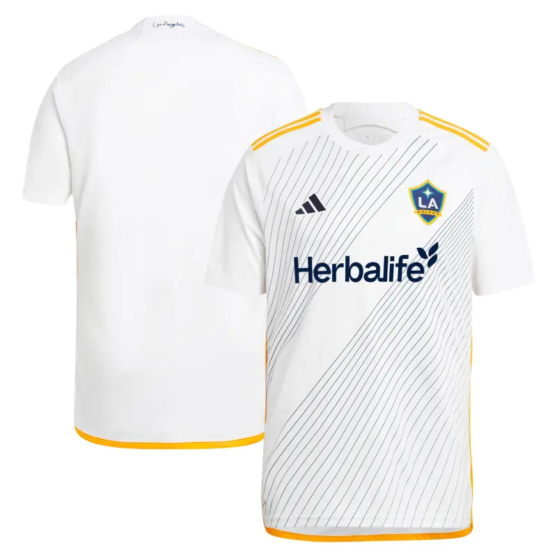 men8217s la galaxy adidas white 2024 angeleno kit replica jersey
