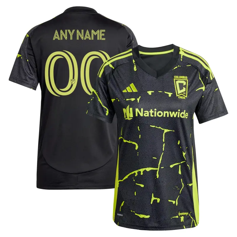 women8217s columbus crew adidas black 2025 the goosebumps kit replica custom jersey