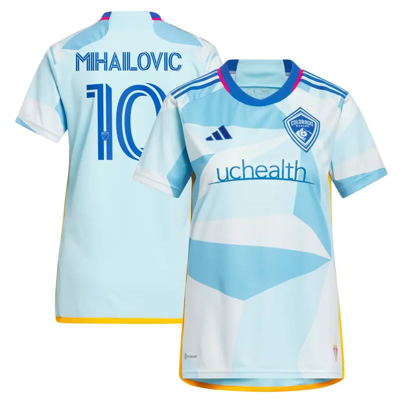 women8217s colorado rapids djordje mihailovic adidas light blue 2024 new day kit replica player jersey