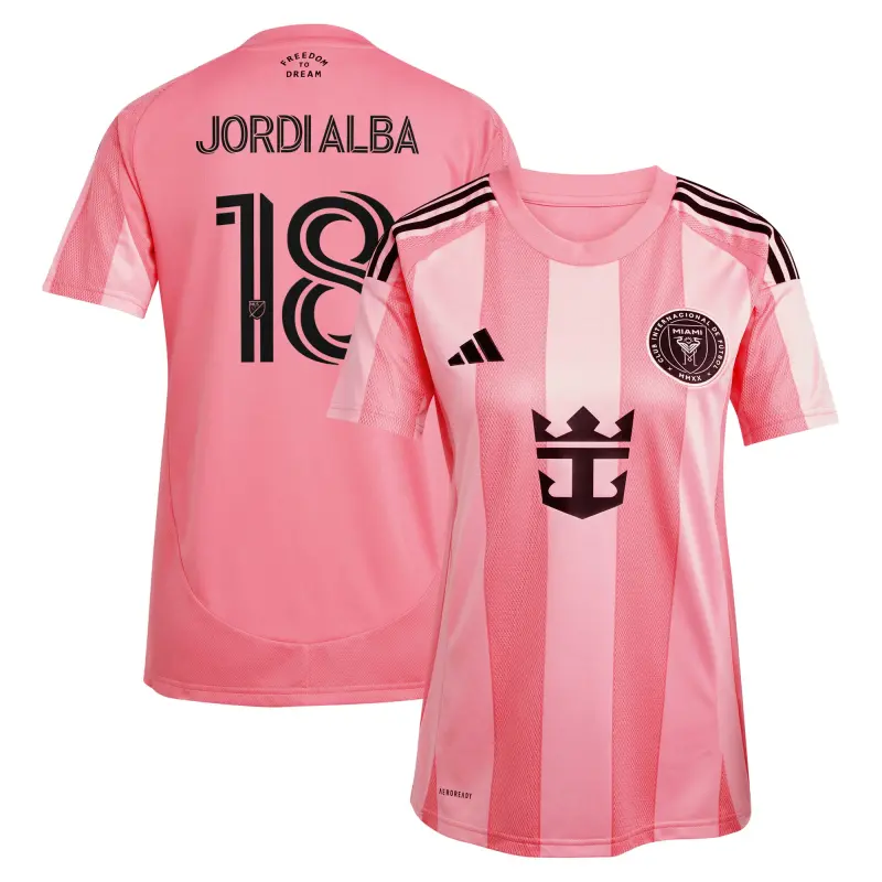 women8217s inter miami cf jordi alba adidas light pink 2025 euforia replica player jersey