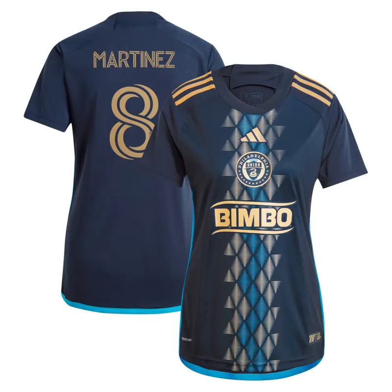 women8217s philadelphia union jose martinez adidas navy 2024 the xv kit replica player jersey